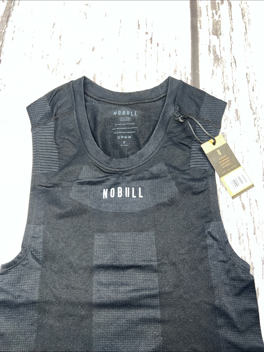 NO BULL - MEN’S SLEEVELESS COMPRESSION TANK - BLACK - NWT - SIZE SMALL - Picture 4 of 6